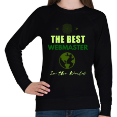 PRINTFASHION the best webmaster - Női pulóver - Fekete
