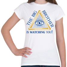 PRINTFASHION The big brother is watching you! - Női póló - Fehér női póló
