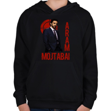 PRINTFASHION the blacklist-aram - Gyerek kapucnis pulóver - Fekete