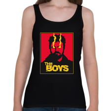 PRINTFASHION The boys - Butcher - Női atléta - Fekete női trikó