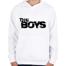 PRINTFASHION The Boys - Gyerek kapucnis pulóver - Fehér gyerek pulóver, kardigán