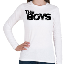PRINTFASHION The Boys - Női hosszú ujjú póló - Fehér női póló