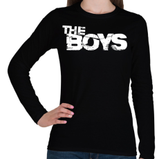 PRINTFASHION The Boys - Női hosszú ujjú póló - Fekete