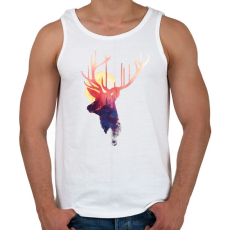 PRINTFASHION The burning sun - Férfi atléta - Fehér