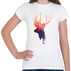 PRINTFASHION The burning sun - Női póló - Fehér