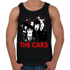 PRINTFASHION THE CARS BAND - Férfi atléta - Fekete atléta, trikó