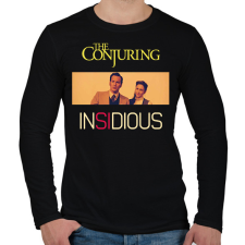 PRINTFASHION The conjurning - Férfi hosszú ujjú póló - Fekete férfi póló