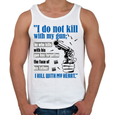 PRINTFASHION THE DARK TOWER3 - Férfi atléta - Fehér