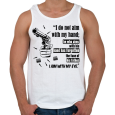 PRINTFASHION THE DARK TOWER- Gunlisher  - Férfi atléta - Fehér