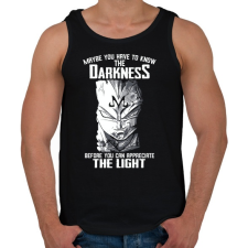 PRINTFASHION The darkness - Férfi atléta - Fekete atléta, trikó