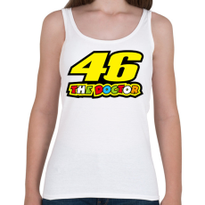 PRINTFASHION The Doctor 46 - Női atléta - Fehér