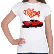 PRINTFASHION The Dukes of Hazzard - Női póló - Fehér