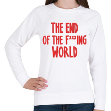 PRINTFASHION The end of the f.. - Női pulóver - Fehér