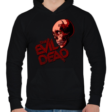 PRINTFASHION the evil dead - Férfi kapucnis pulóver - Fekete