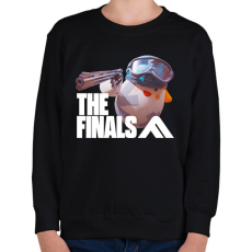 PRINTFASHION The Finals egg - Gyerek pulóver - Fekete