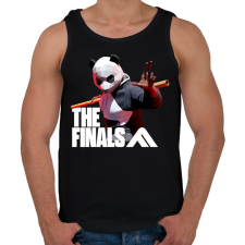 PRINTFASHION The Finals - Panda skin - Férfi atléta - Fekete atléta, trikó