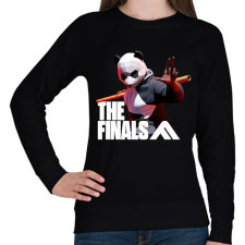PRINTFASHION The Finals - Panda skin - Női pulóver - Fekete női pulóver, kardigán