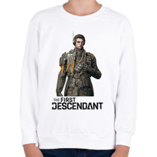 PRINTFASHION The First Descendant Enzo  - Gyerek pulóver - Fehér