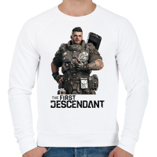 PRINTFASHION The First Descendant Esiemo - Férfi pulóver - Fehér