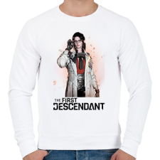 PRINTFASHION The First Descendant Gley - Férfi pulóver - Fehér férfi pulóver, kardigán