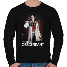 PRINTFASHION The First Descendant Gley  - Férfi pulóver - Fekete férfi pulóver, kardigán
