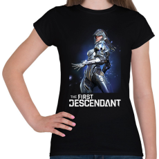 PRINTFASHION The First Descendant Sharen - Női póló - Fekete