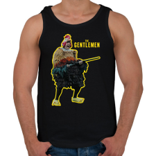 PRINTFASHION The Gentlemen - Chicken - Férfi atléta - Fekete atléta, trikó