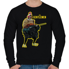 PRINTFASHION The Gentlemen - Chicken - Férfi pulóver - Fekete férfi pulóver, kardigán