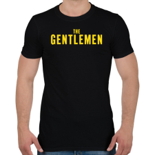 PRINTFASHION The Gentlemen - Férfi póló - Fekete férfi póló