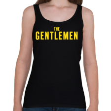 PRINTFASHION The Gentlemen - Női atléta - Fekete női trikó