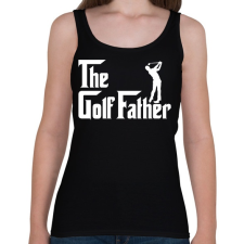 PRINTFASHION The golf fater - Női atléta - Fekete női trikó