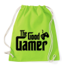 PRINTFASHION The Good Gamer - Sportzsák, Tornazsák - Limezöld