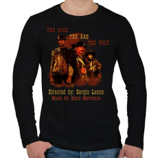 PRINTFASHION the good,the bad,the ugly 2 - Férfi hosszú ujjú póló - Fekete