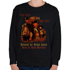 PRINTFASHION the good,the bad,the ugly 2 - Gyerek pulóver - Fekete