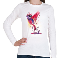 PRINTFASHION The great emerge - Női hosszú ujjú póló - Fehér