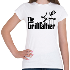 PRINTFASHION The grillfather - black - Női póló - Fehér női póló