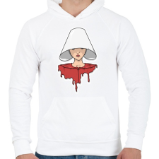 PRINTFASHION The Handmaid's Tale - Férfi kapucnis pulóver - Fehér férfi pulóver, kardigán