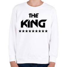 PRINTFASHION The King - Gyerek pulóver - Fehér gyerek pulóver, kardigán