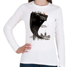 PRINTFASHION The last of us - Női hosszú ujjú póló - Fehér