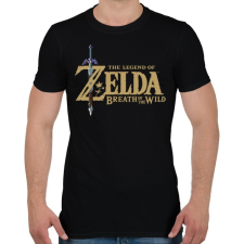 PRINTFASHION The legend of Zelda - Férfi póló - Fekete férfi póló
