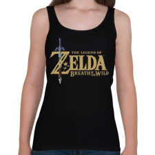 PRINTFASHION The legend of Zelda - Női atléta - Fekete női trikó