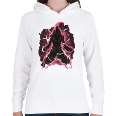 PRINTFASHION The Majin - Női kapucnis pulóver - Fehér