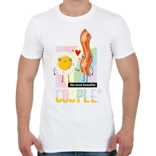 PRINTFASHION The most beautiful couple - Férfi póló - Fehér férfi póló