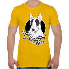 PRINTFASHION The most beautiful face - Férfi póló - Sárga férfi póló
