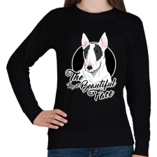 PRINTFASHION The most beautiful face - Női pulóver - Fekete női pulóver, kardigán