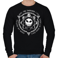 PRINTFASHION The Nightmare Before Christmas - Férfi pulóver - Fekete