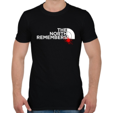 PRINTFASHION The North Remembers - Férfi póló - Fekete férfi póló