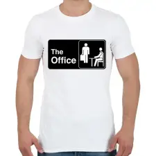 PRINTFASHION The Office - Férfi póló - Fehér férfi póló