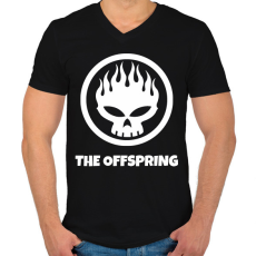PRINTFASHION THE OFFSPRING 2 - Férfi V-nyakú póló - Fekete