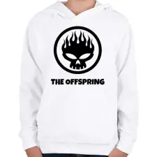 PRINTFASHION THE OFFSPRING - Gyerek kapucnis pulóver - Fehér gyerek pulóver, kardigán